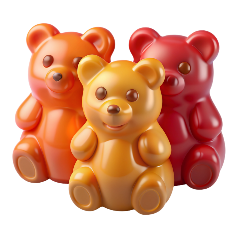 Gummy Bear 3d png