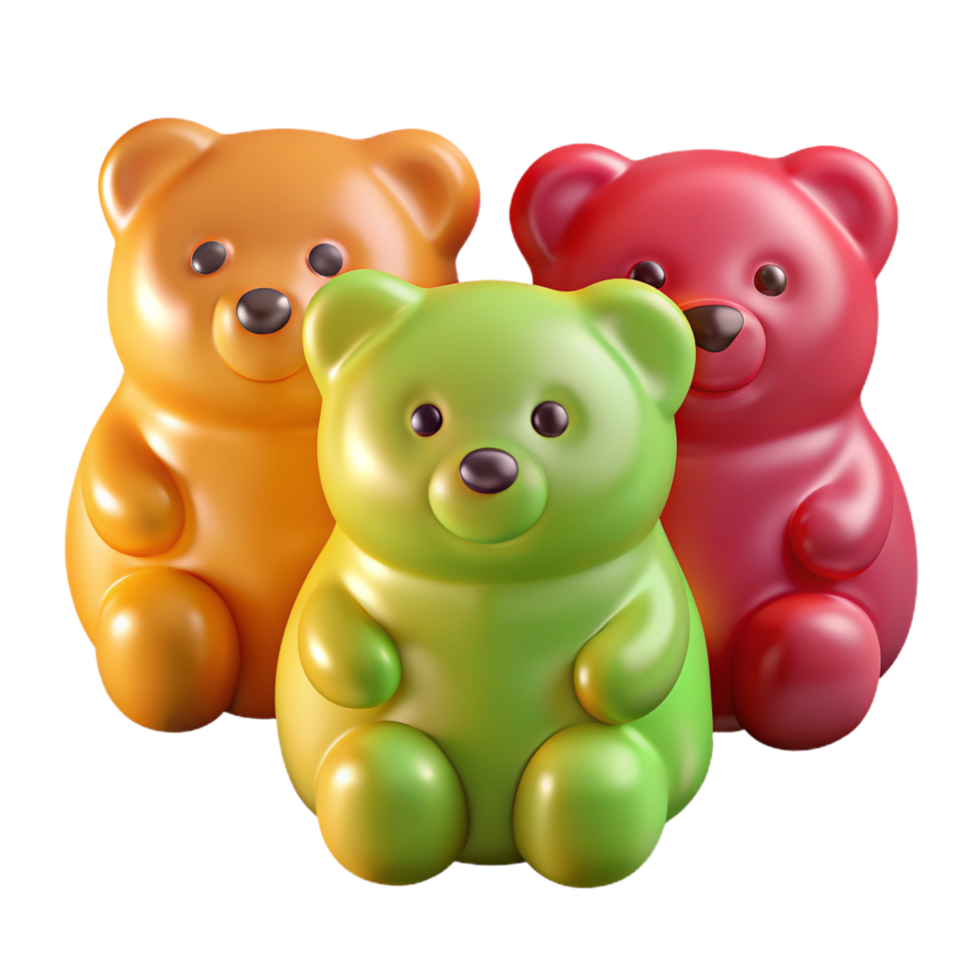 Gummy Bear 3d Illustration png