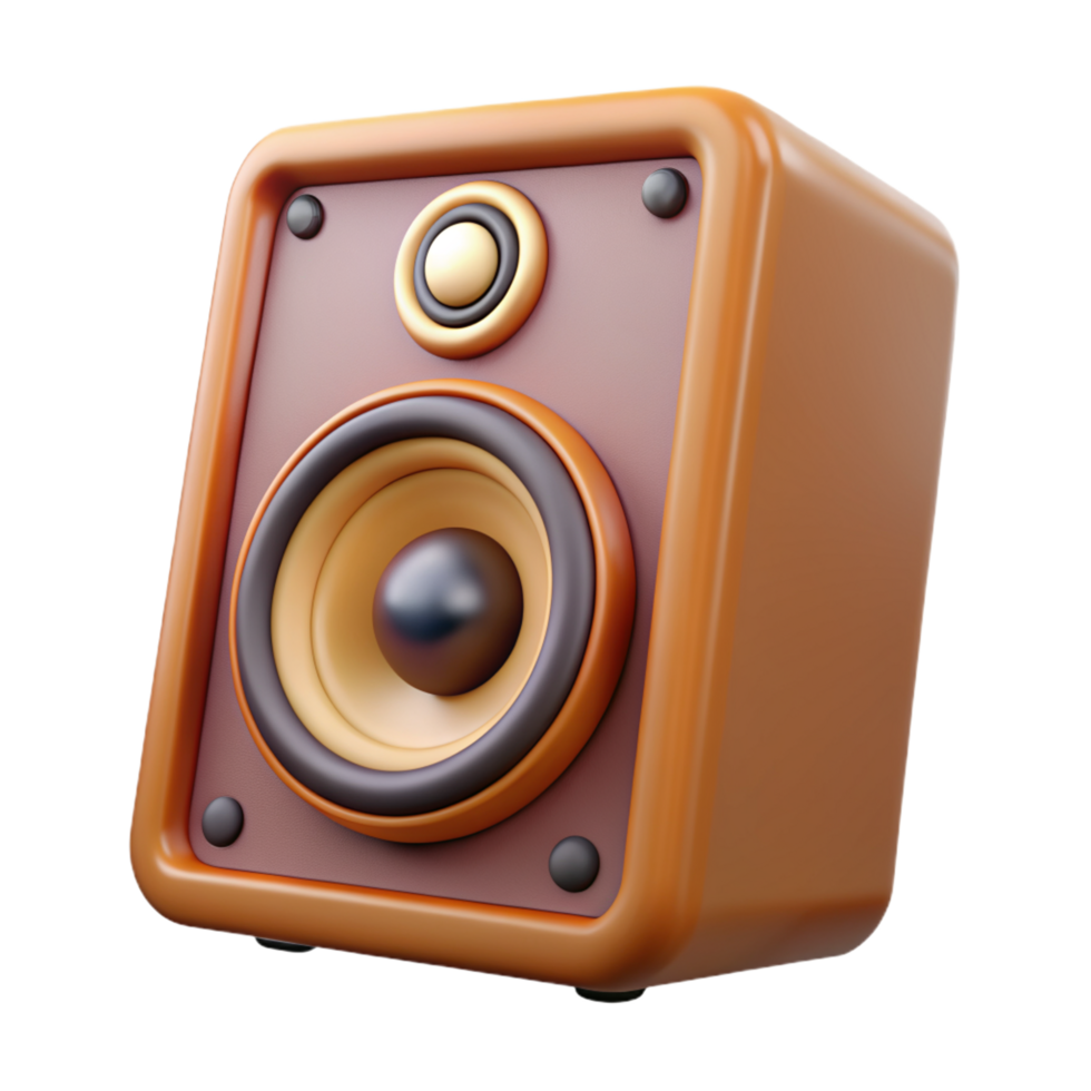 Vintage Speaker 3d png
