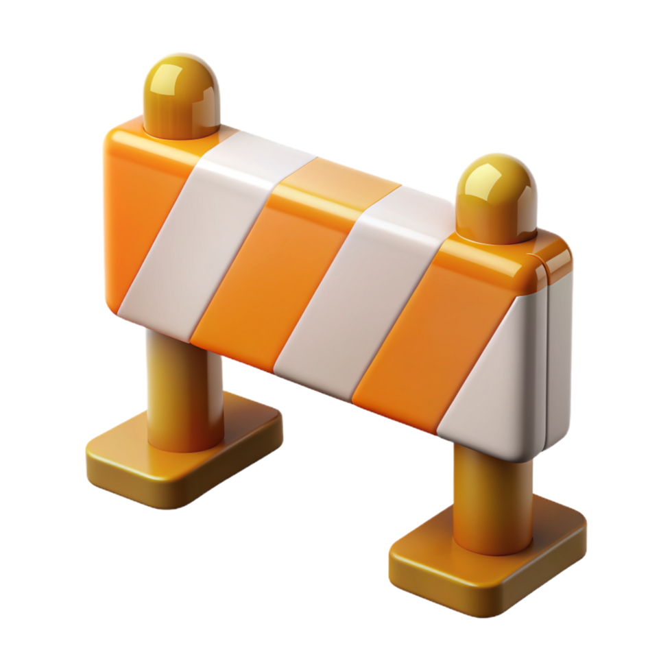 Road Barrier 3d Concept png