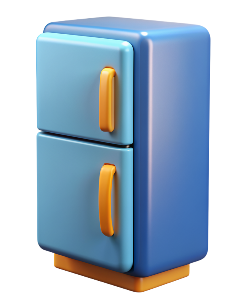 Refrigerator 3d Image png