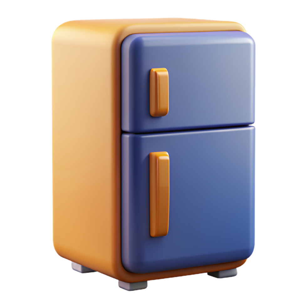 Refrigerator 3d Design png