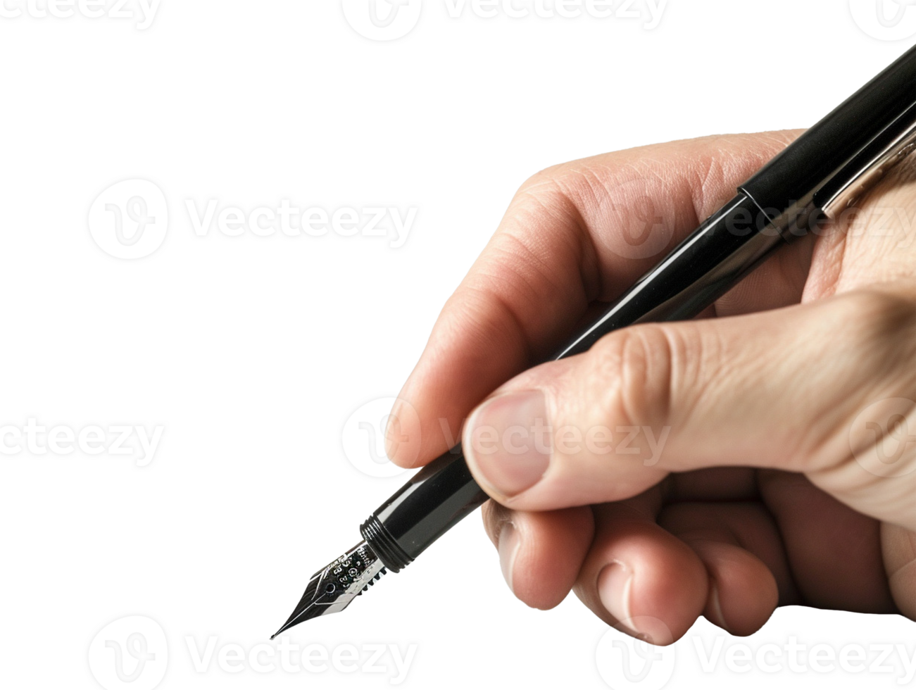 Hand with pen png