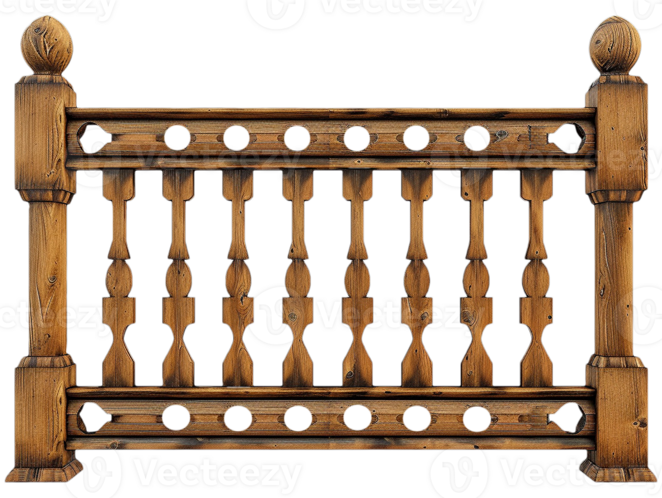 Old wooden fence png