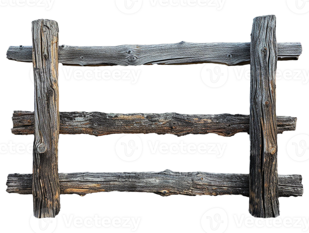 Old wooden fence png