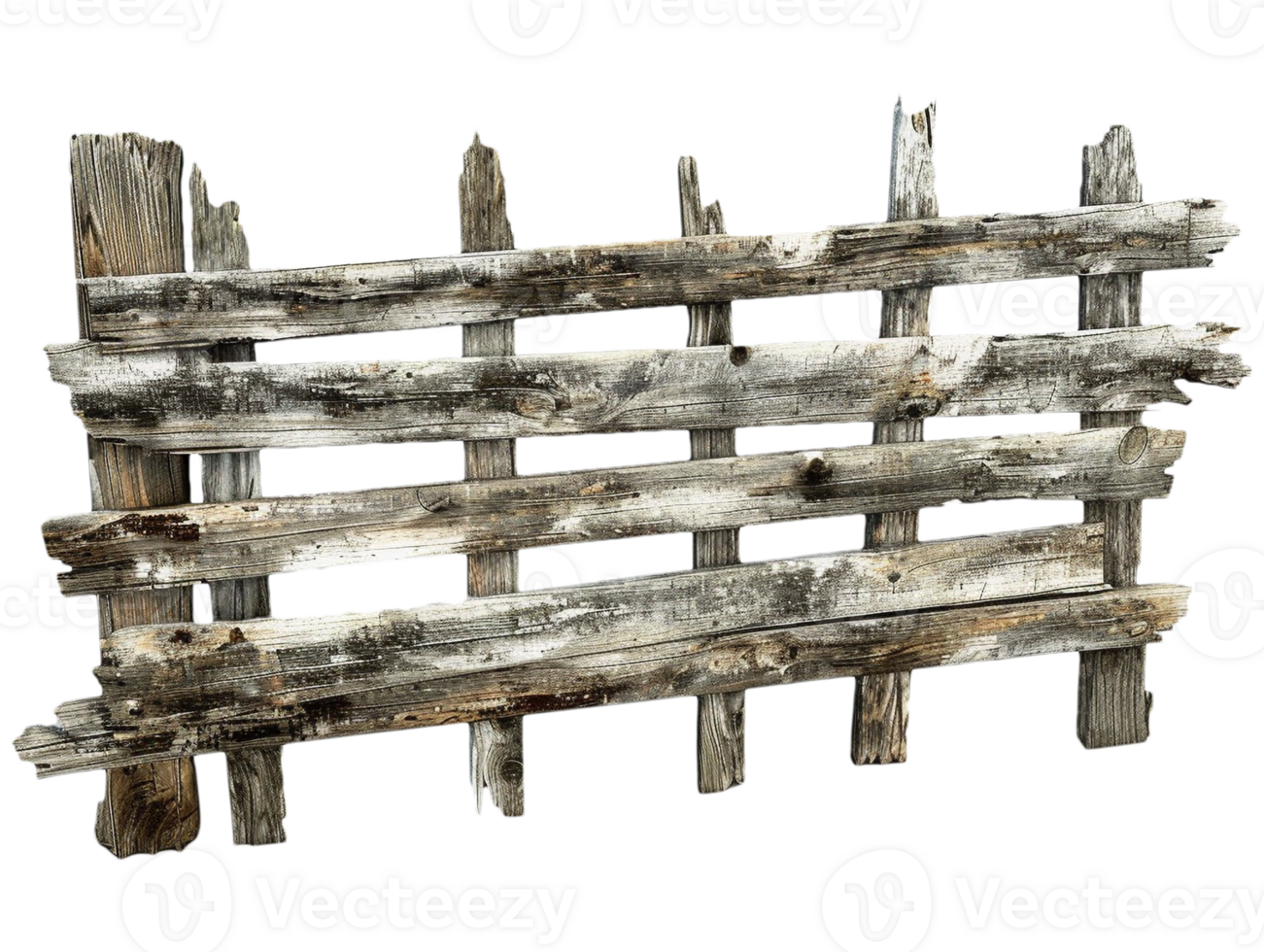 Old wooden fence png
