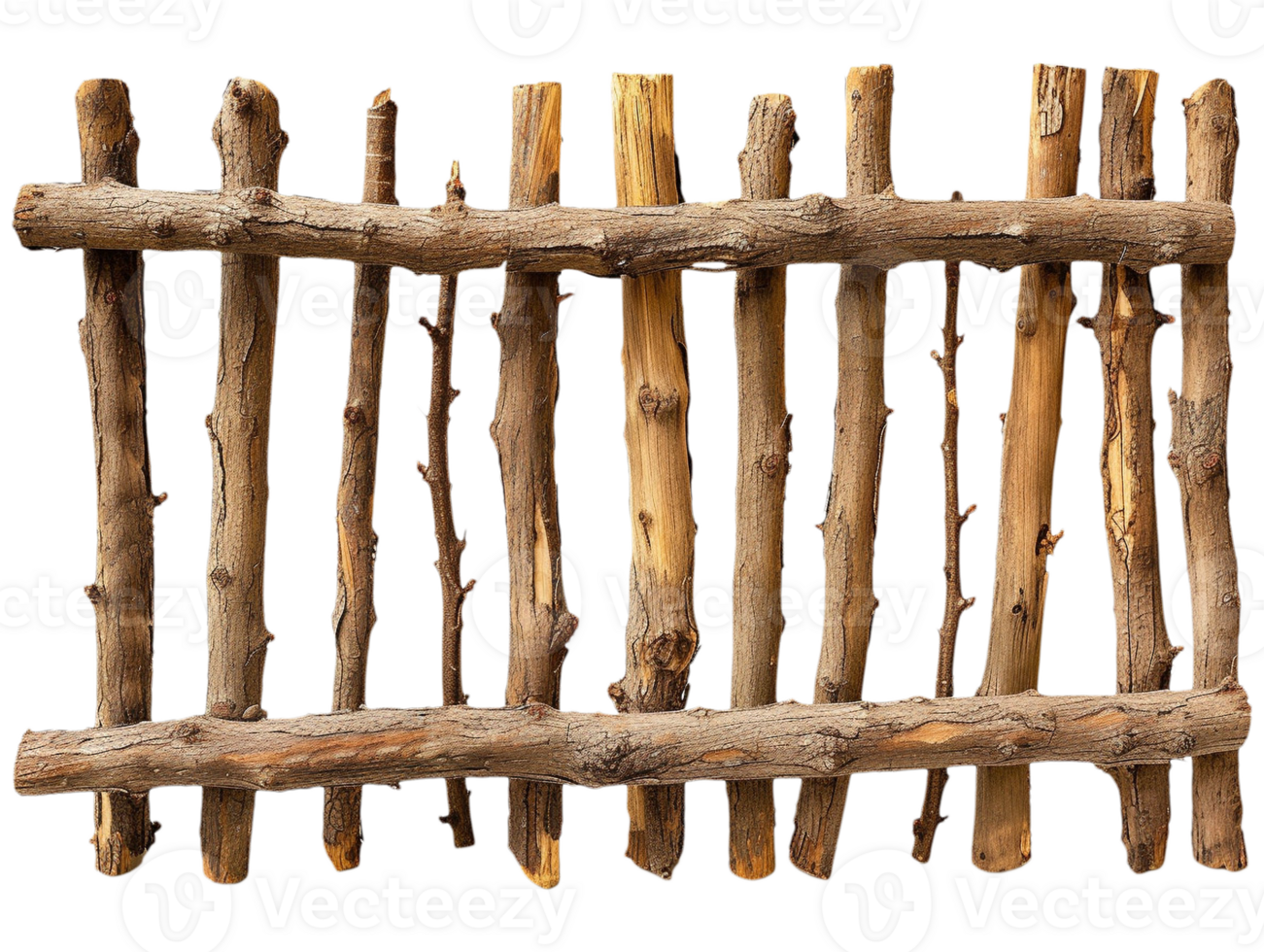 Old wooden fence png