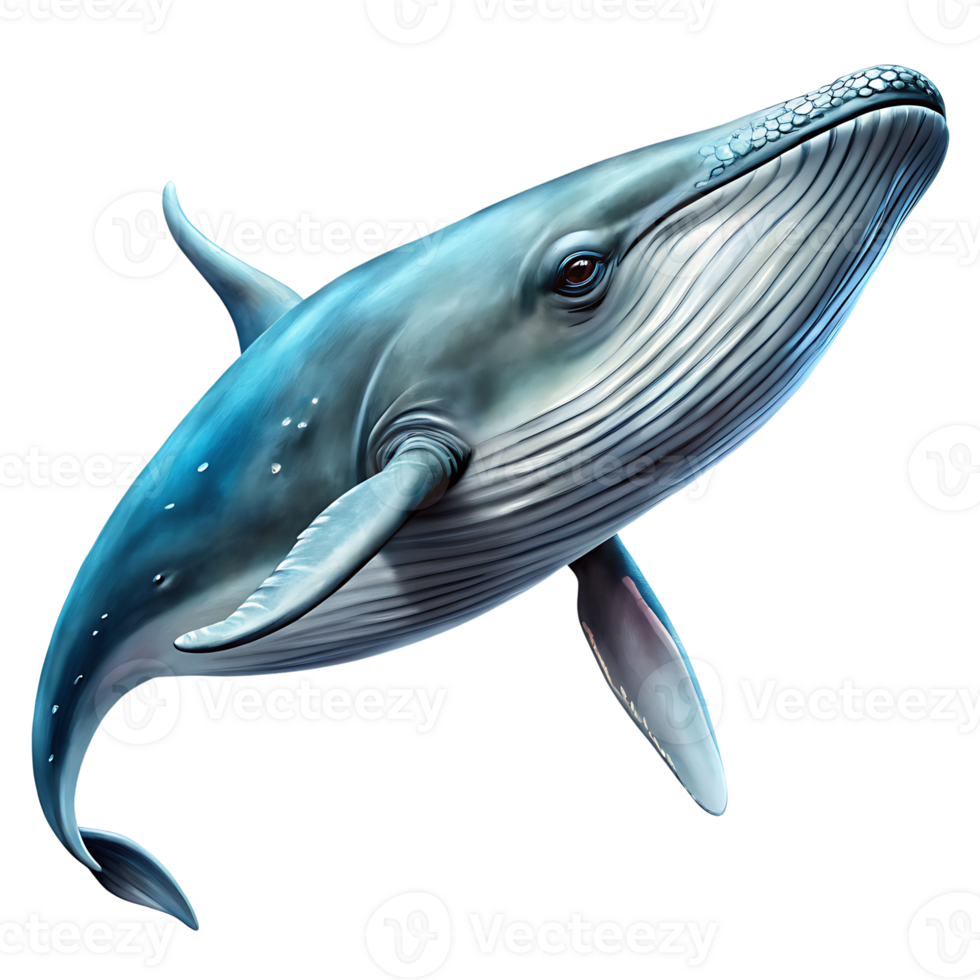 whale isolated on transparent background png