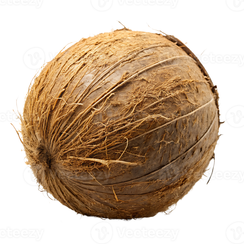 Coconut isolated on transparent background png