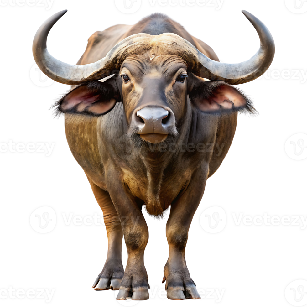 buffalo isolated on transparent background png