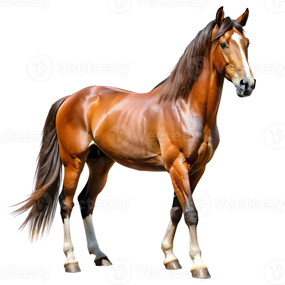horse isolated on transparent background png
