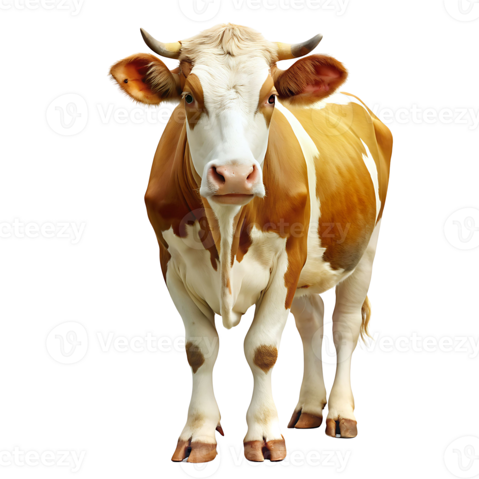 cow isolated on transparent background png