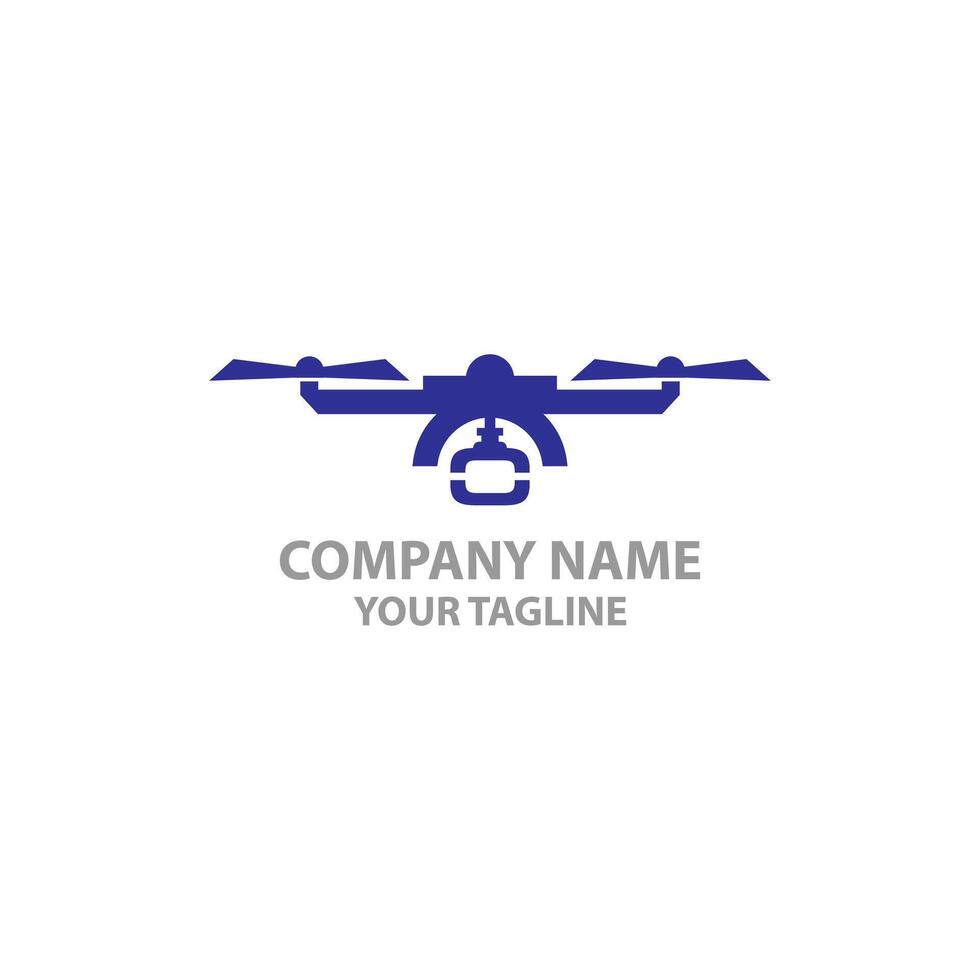 drone technology logo design vector