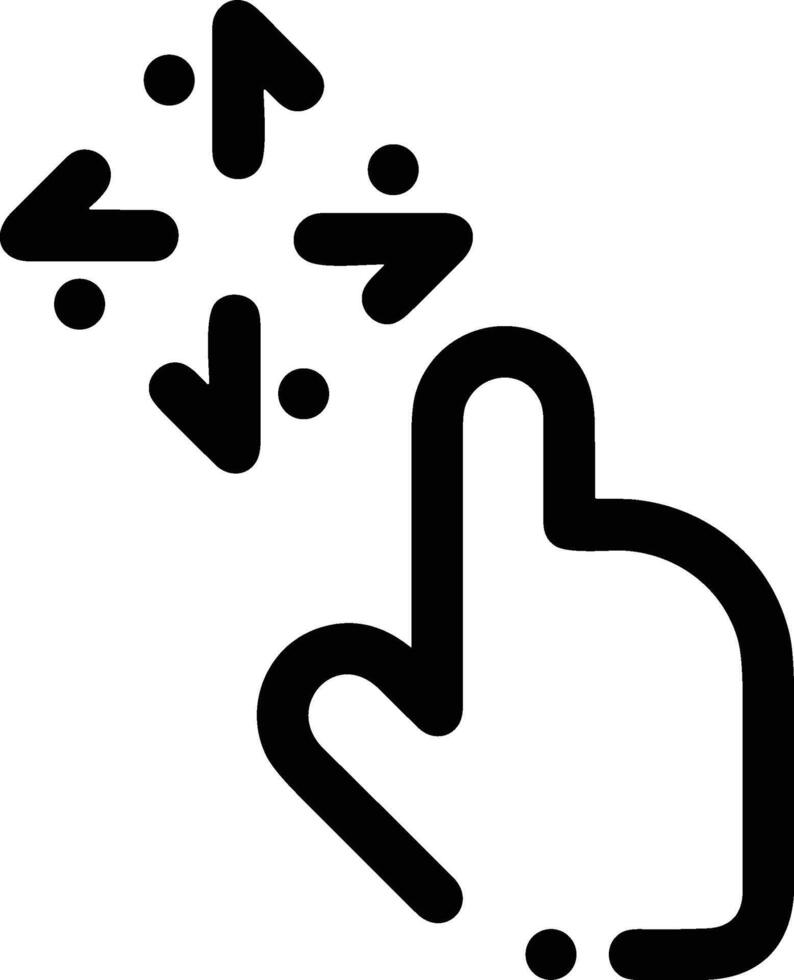 Hand icon symbol image illustration vector
