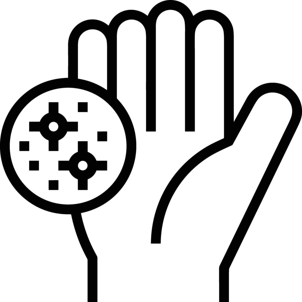 Hand icon symbol image illustration vector