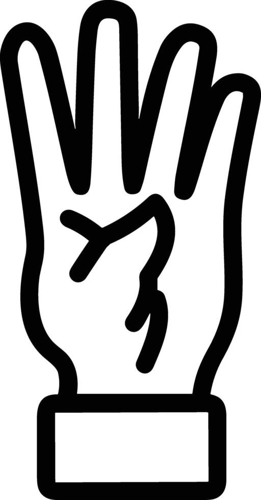 Hand icon symbol image illustration vector