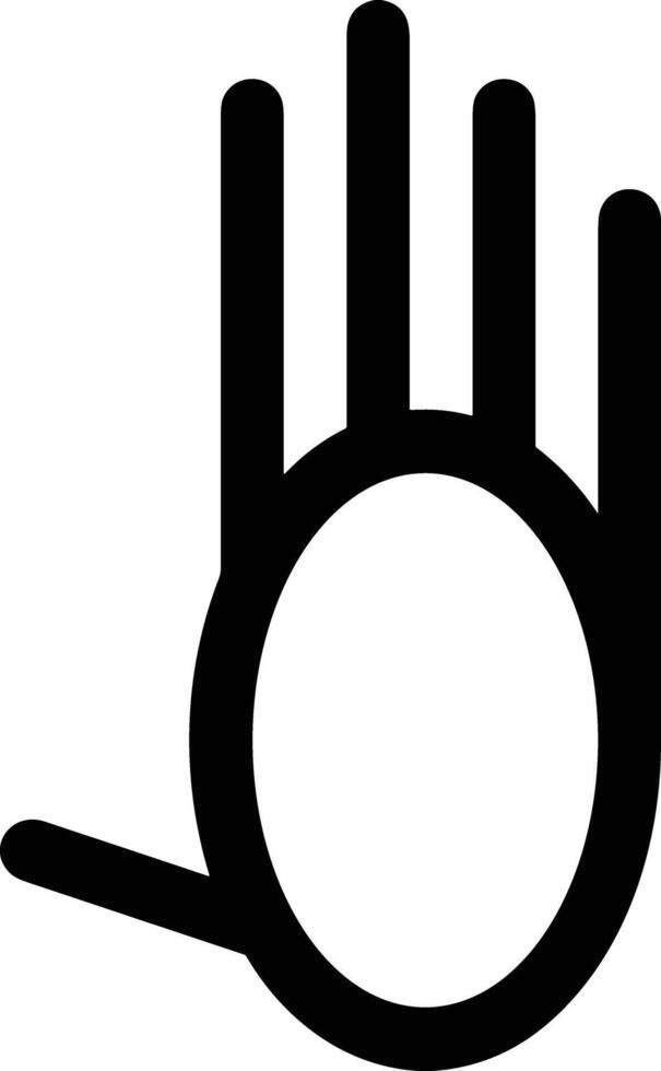 Hand icon symbol image illustration vector