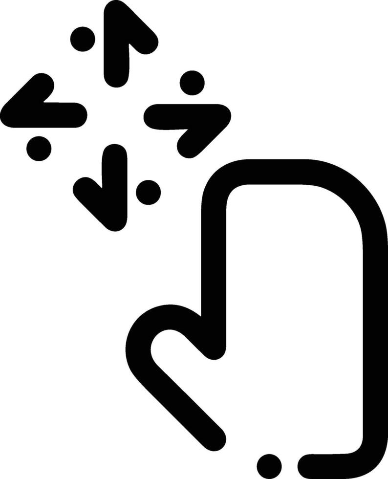 Hand icon symbol image illustration vector