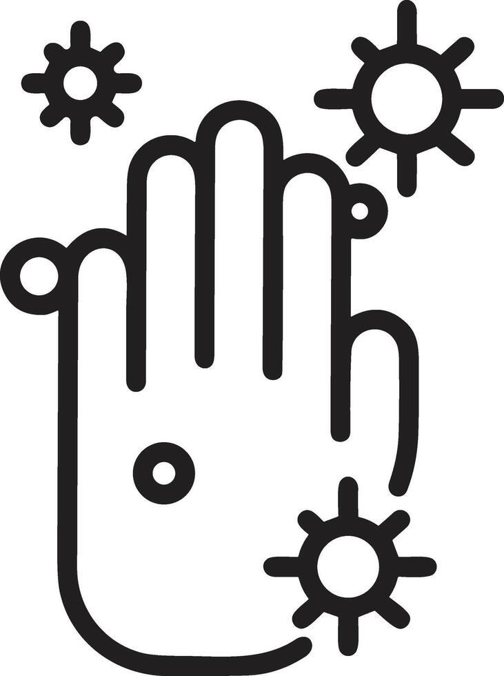 Hand icon symbol image illustration vector