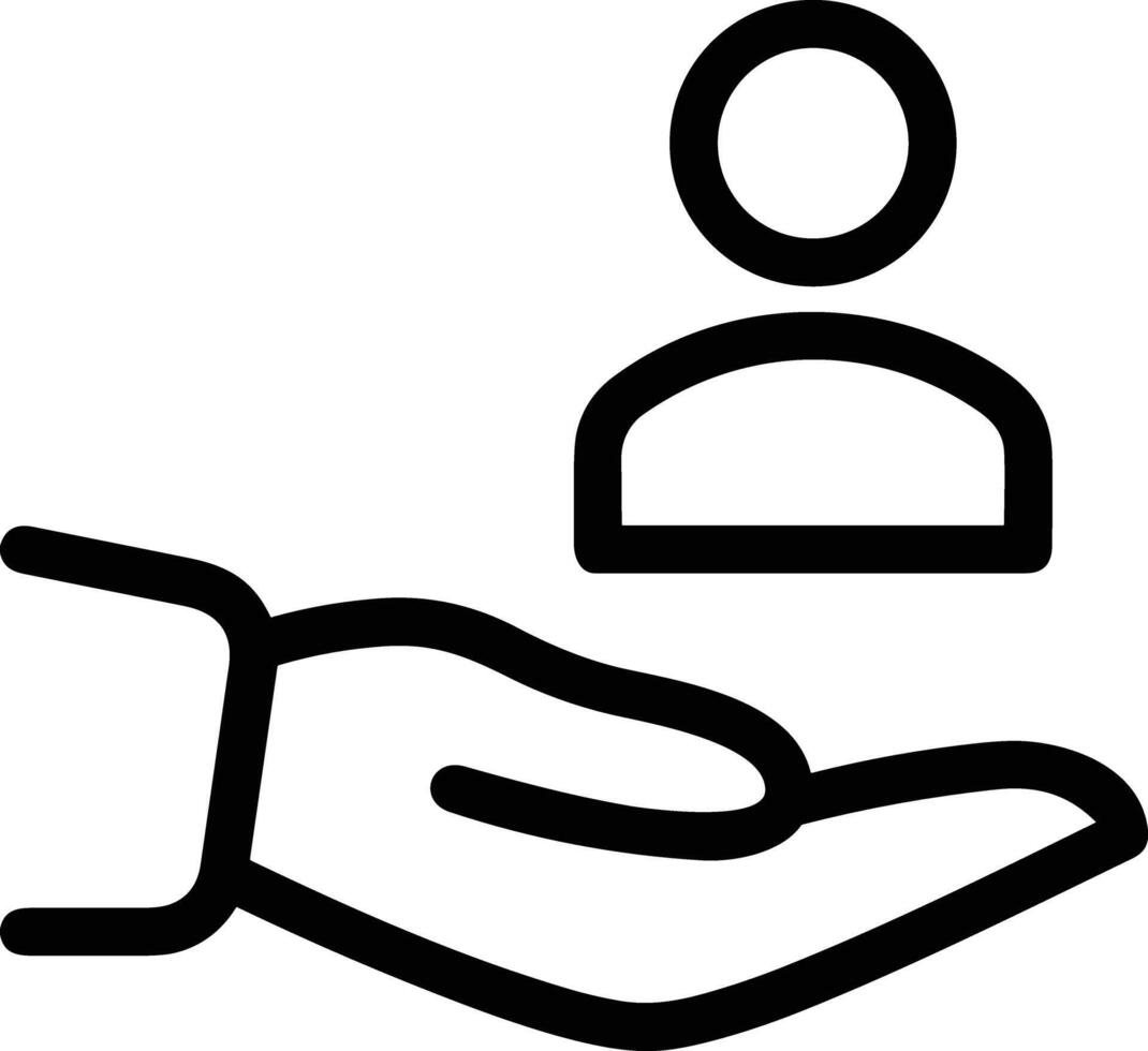 Hand icon symbol image illustration vector