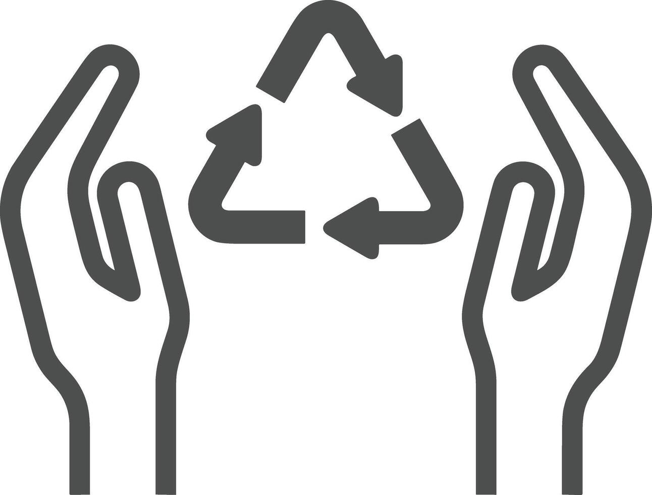 Hand icon symbol image illustration vector