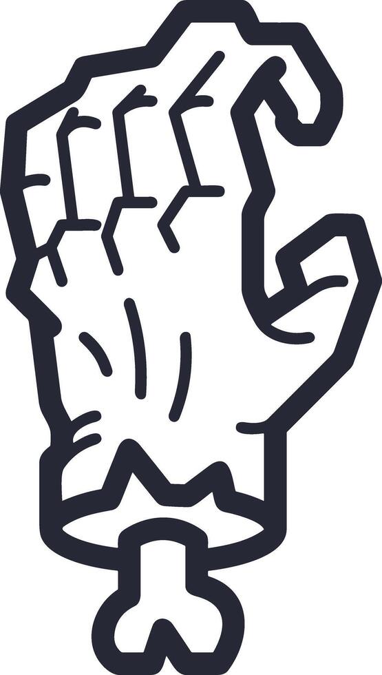 mano icono símbolo imagen ilustración vector