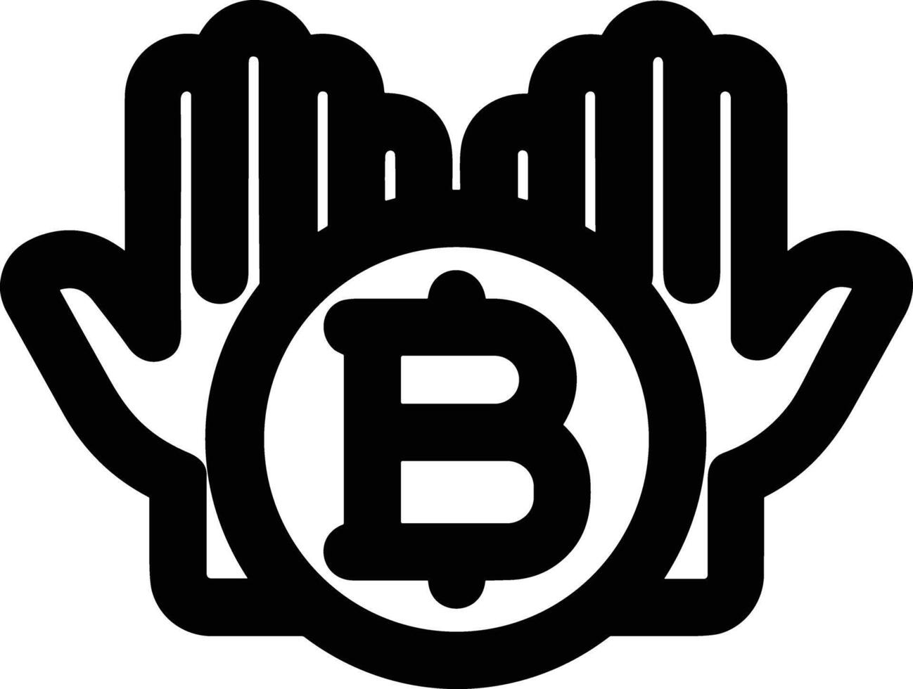 Hand icon symbol image illustration vector