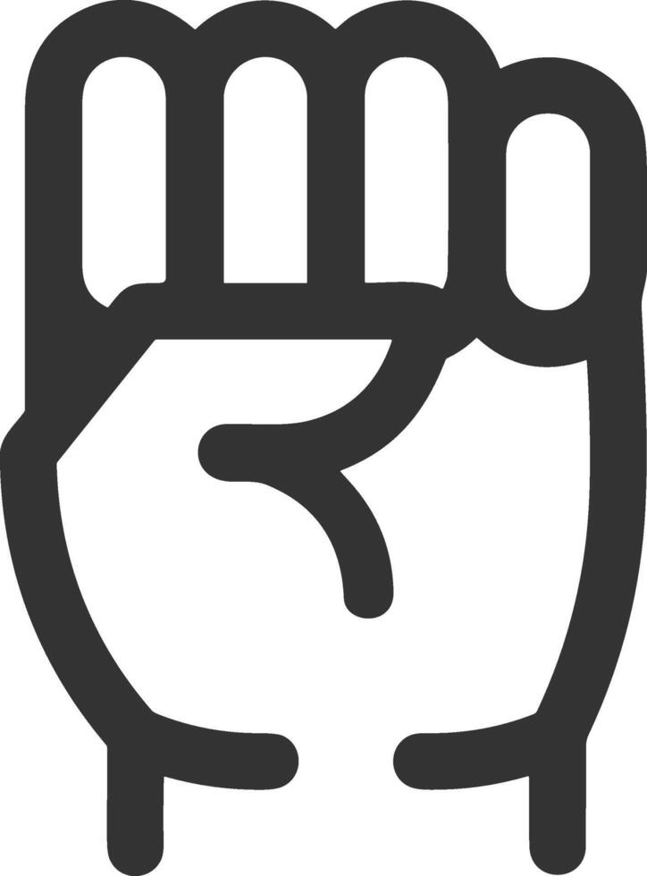 Hand icon symbol image illustration vector