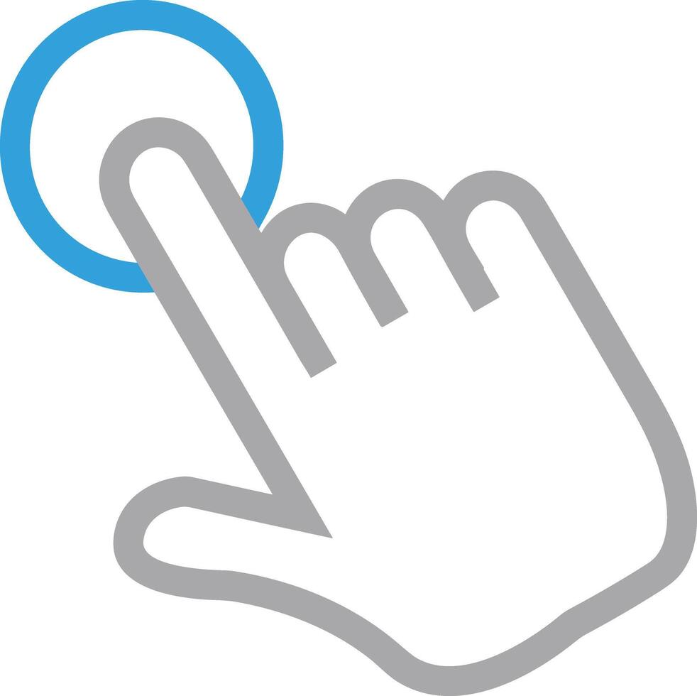 Hand icon symbol image illustration vector