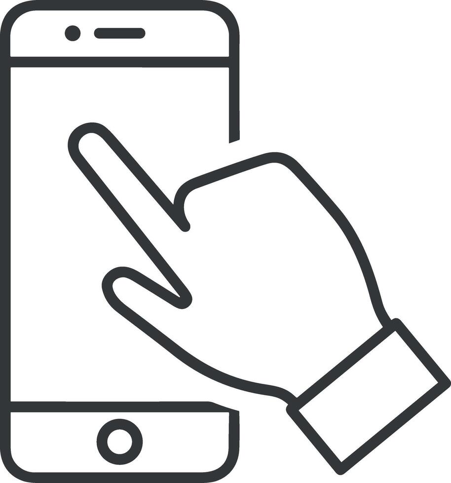 Hand icon symbol image illustration vector