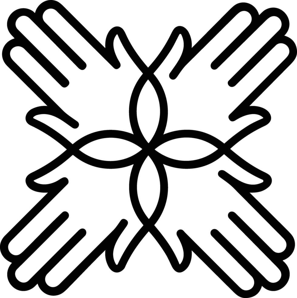 Hand icon symbol image illustration vector