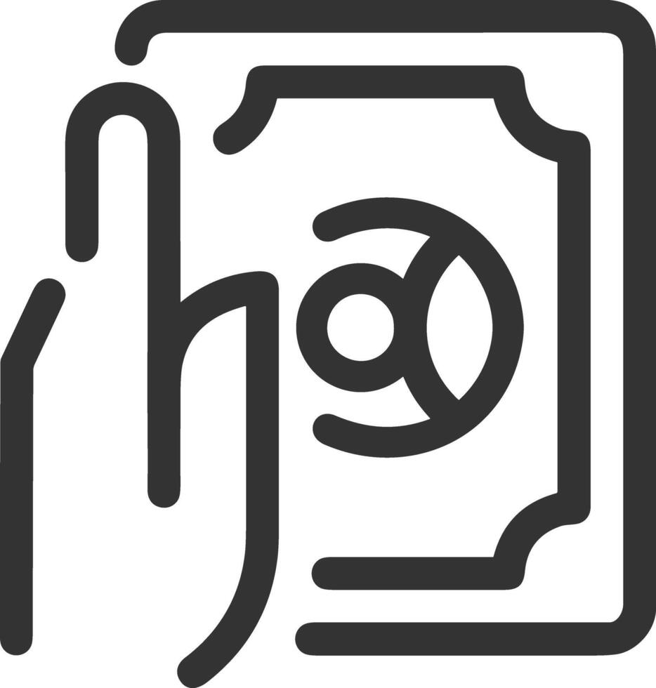 Hand icon symbol image illustration vector