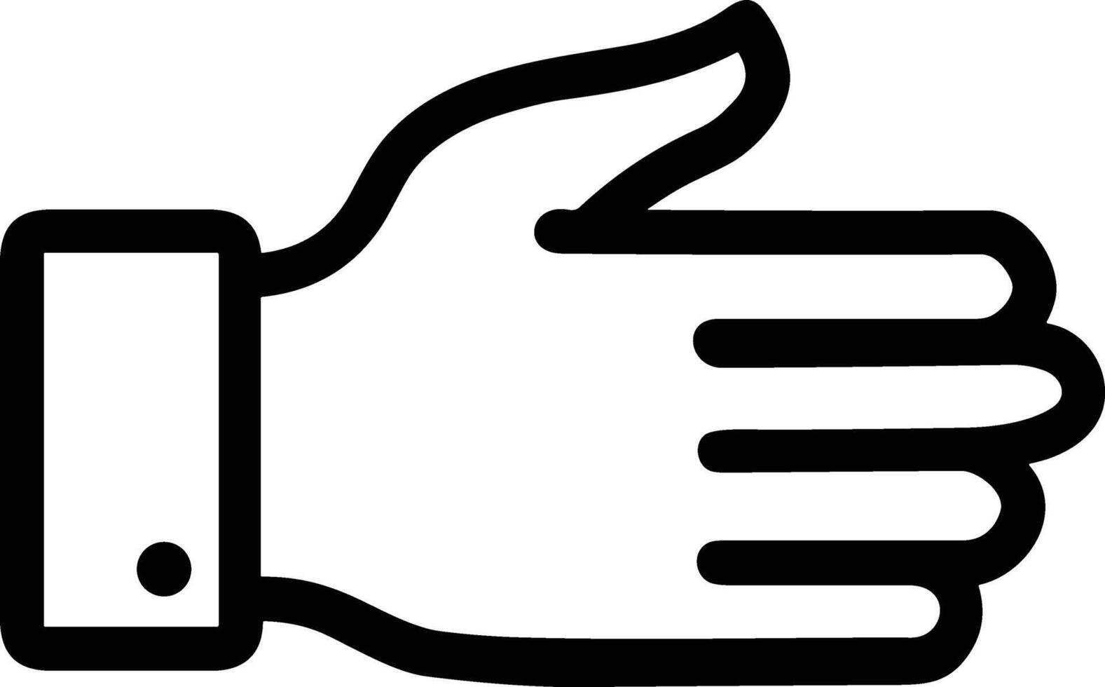 Hand icon symbol image illustration vector