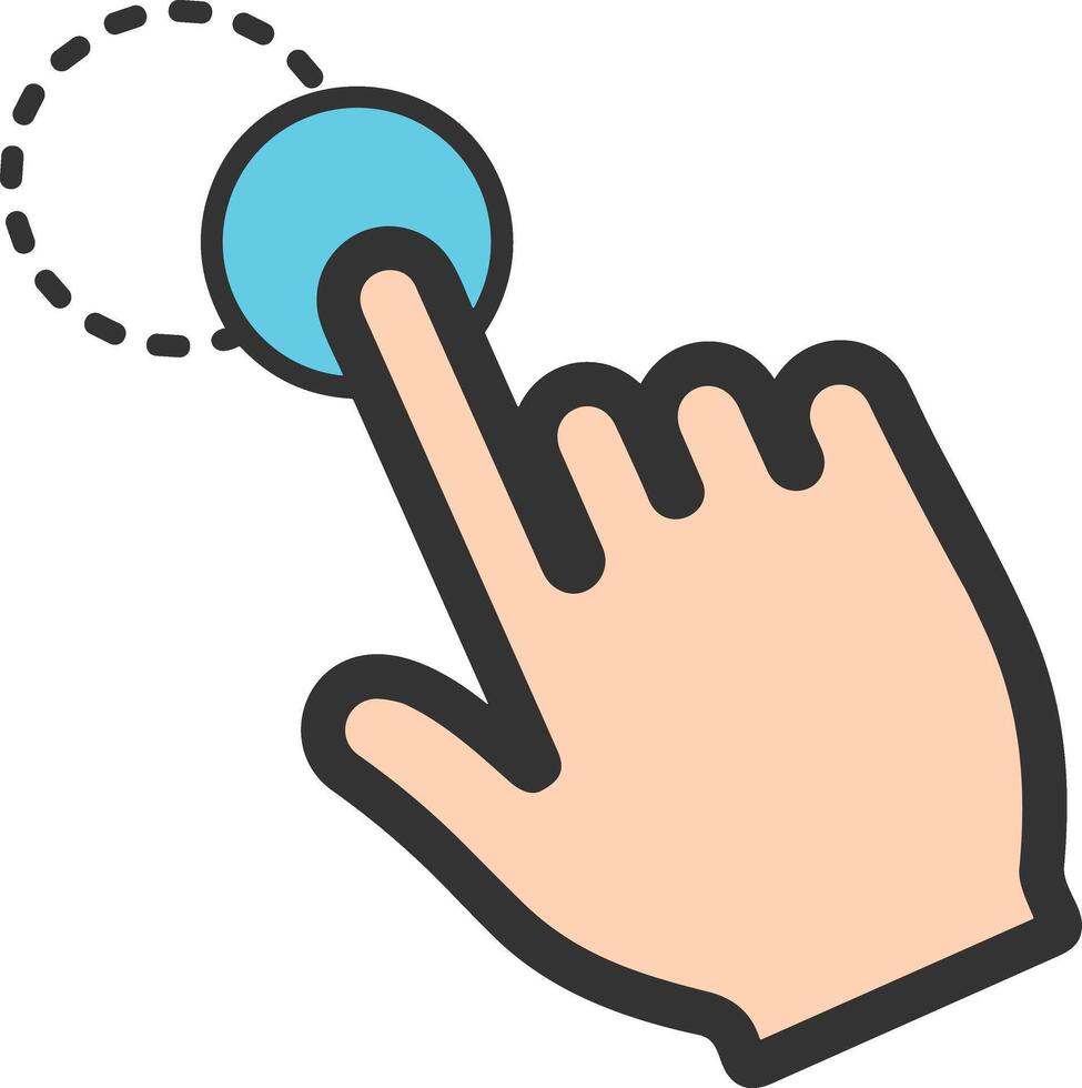 Hand icon symbol image illustration vector