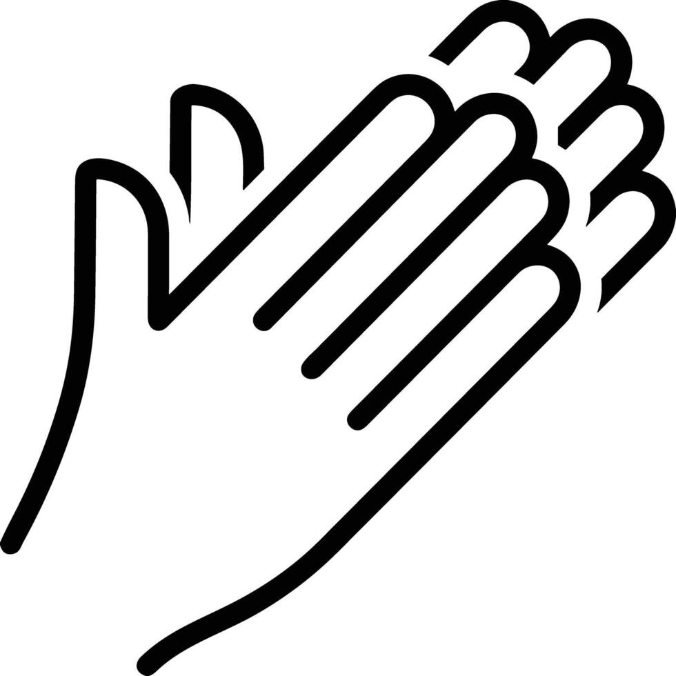 Hand icon symbol image illustration vector