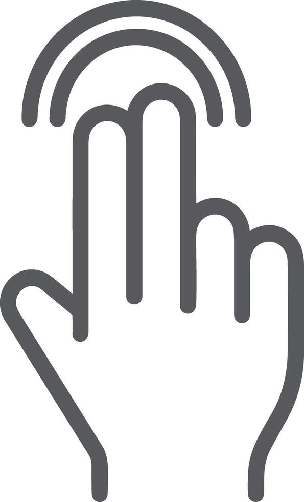 Hand icon symbol image illustration vector