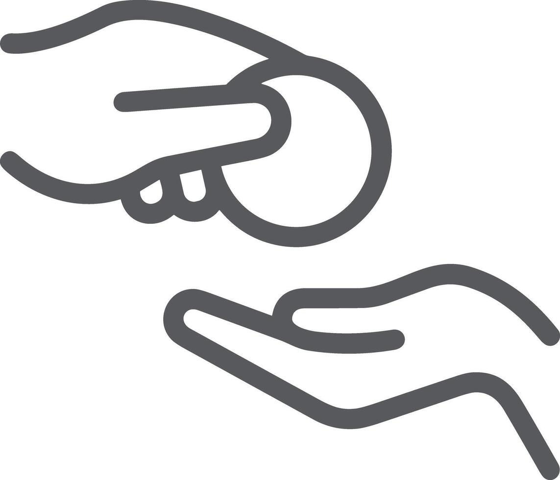Hand icon symbol image illustration vector