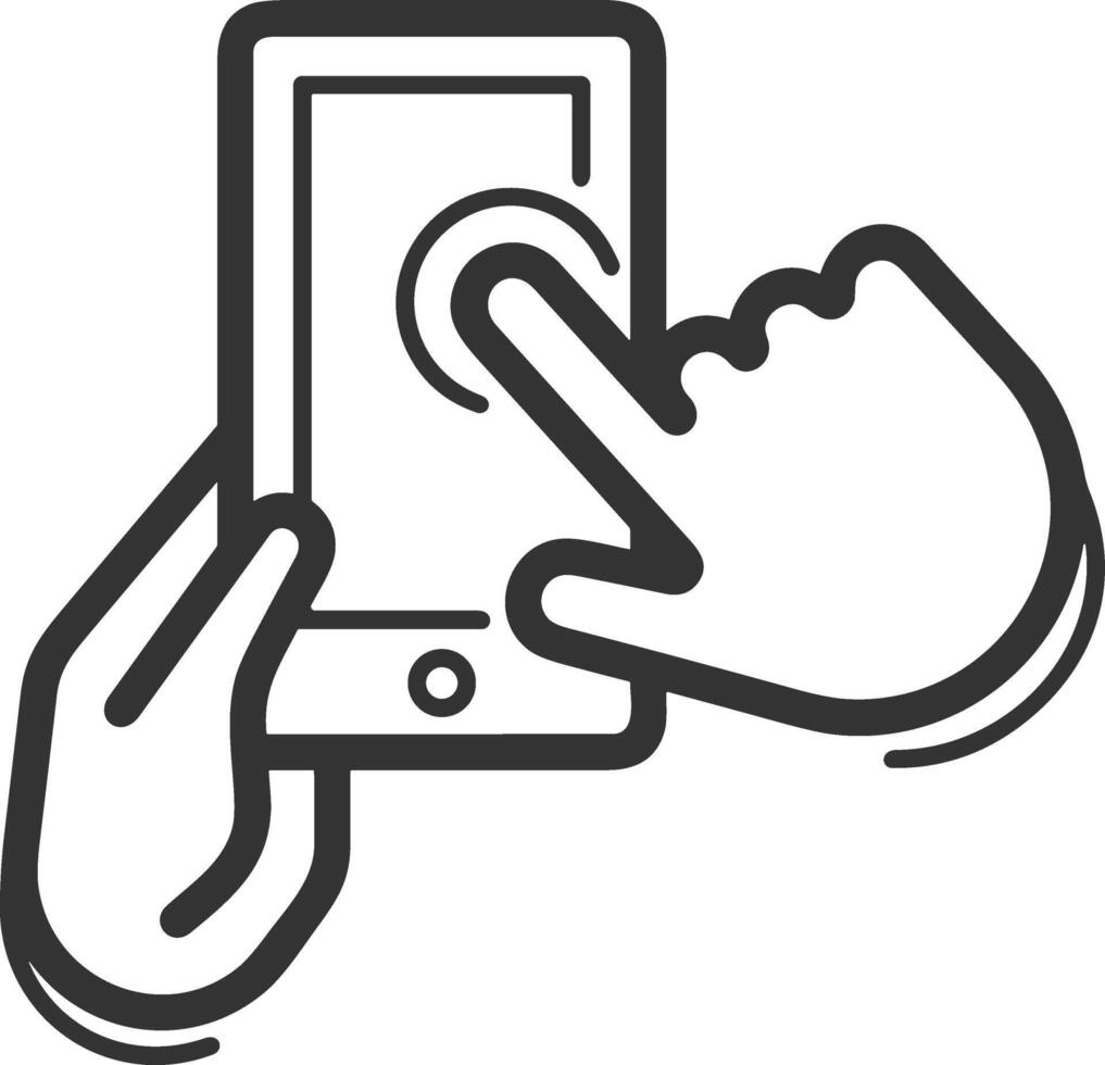 Hand icon symbol image illustration vector