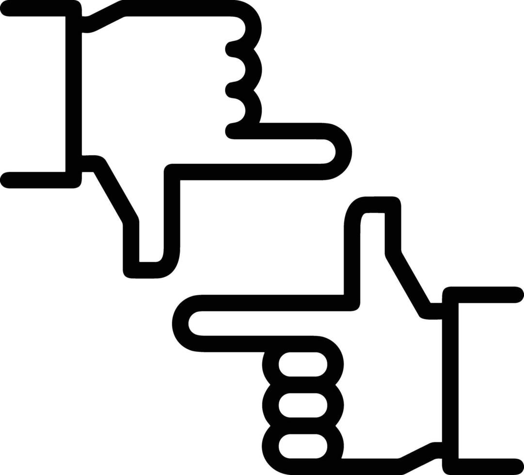 Hand icon symbol image illustration vector