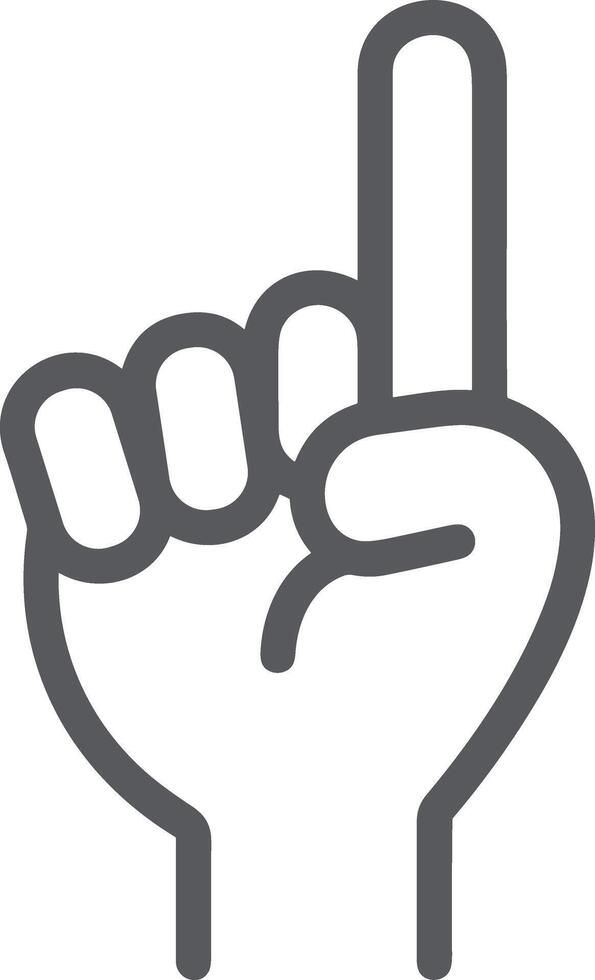 Hand icon symbol image illustration vector