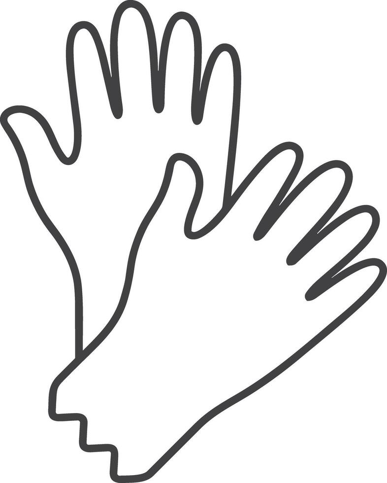 Hand icon symbol image illustration vector