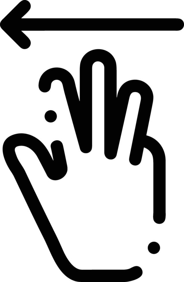 Hand icon symbol image illustration vector