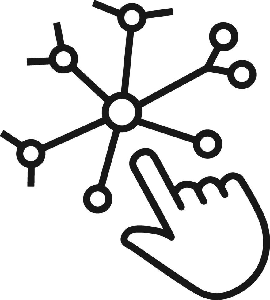 Hand icon symbol image illustration vector