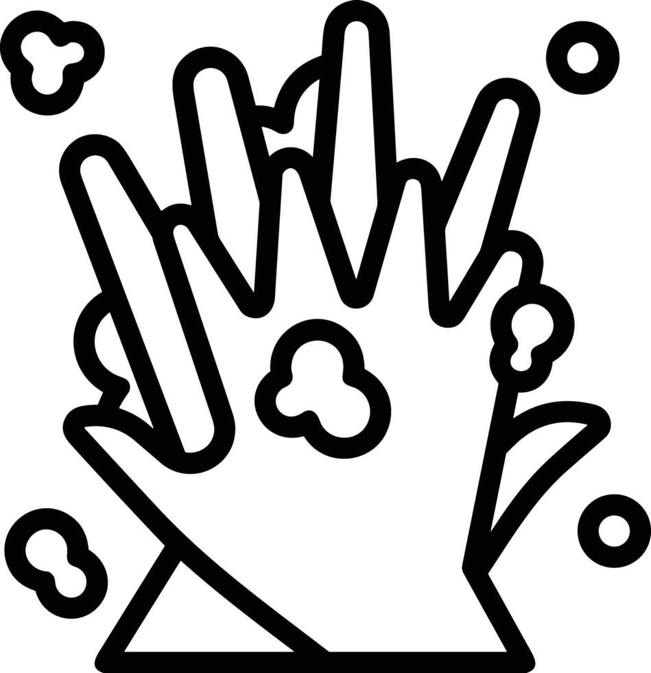 Hand icon symbol image illustration vector