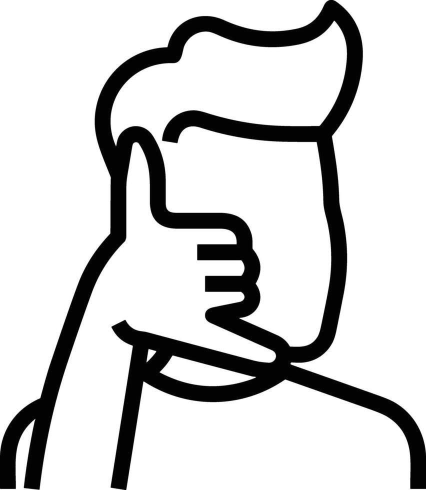 Hand icon symbol image illustration vector