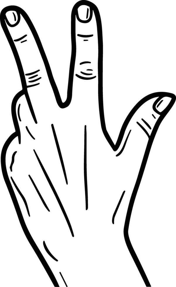 Hand icon symbol image illustration vector
