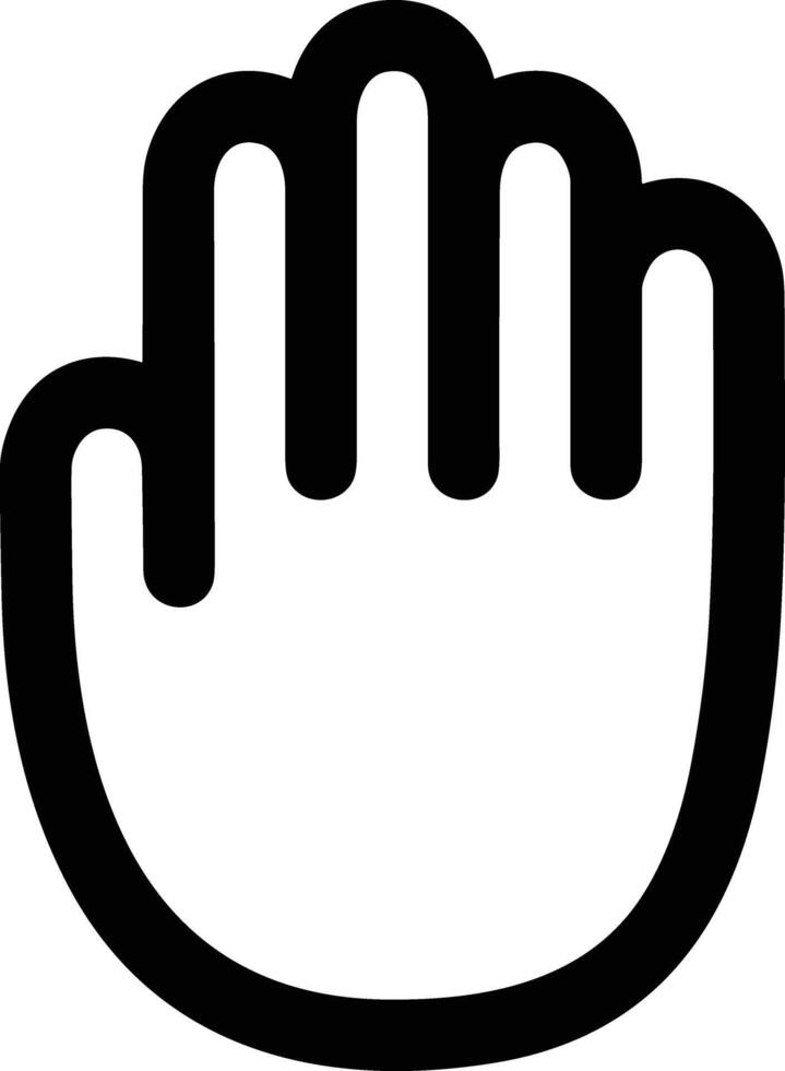 Hand icon symbol image illustration vector