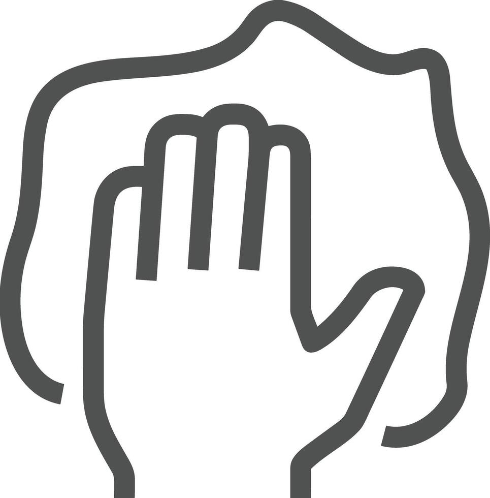 Hand icon symbol image illustration vector