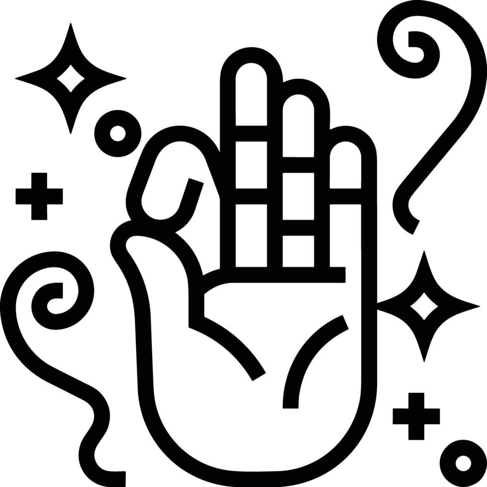 Hand icon symbol image illustration vector