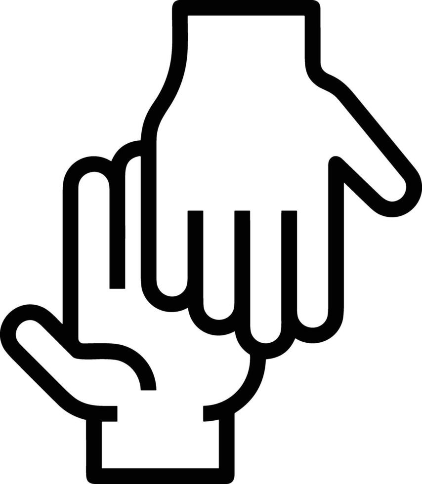 Hand icon symbol image illustration vector